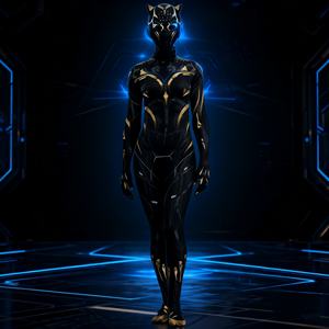 <span class=keywords><strong>Pantera</strong></span> negra <span class=keywords><strong>Wakanda</strong></span> Forever superhéroe <span class=keywords><strong>Pantera</strong></span> negra Shuri Cosplay disfraz mono disfraz <span class=keywords><strong>de</strong></span> Halloween para mujer - Product Image 2