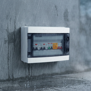 Boîte de distribution en plastique étanche Timelec, série TMA HA-18, avec boîte de circuit, 18 prises, IP65, pour la transmission d'énergie électrique - Product Image 1