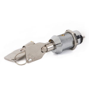 JK208 Momentary Spring-return Pin Terminal Key Switch <strong>Lock</strong> <strong>with</strong> 2 Tubular Keys - Product Image 1