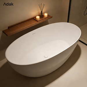 Vente directe d'usine, baignoire d'angle portable pour intérieur, salle de bain à domicile, hydrothérapie à température constante, <span class=keywords><strong>pierre</strong></span> naturelle, usage familial - Product Image 1