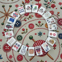 Collection de tuiles en acrylique pour joueurs de Mahjong américain, 160 pièces pour les soirées détente à domicile et le plaisir sur table