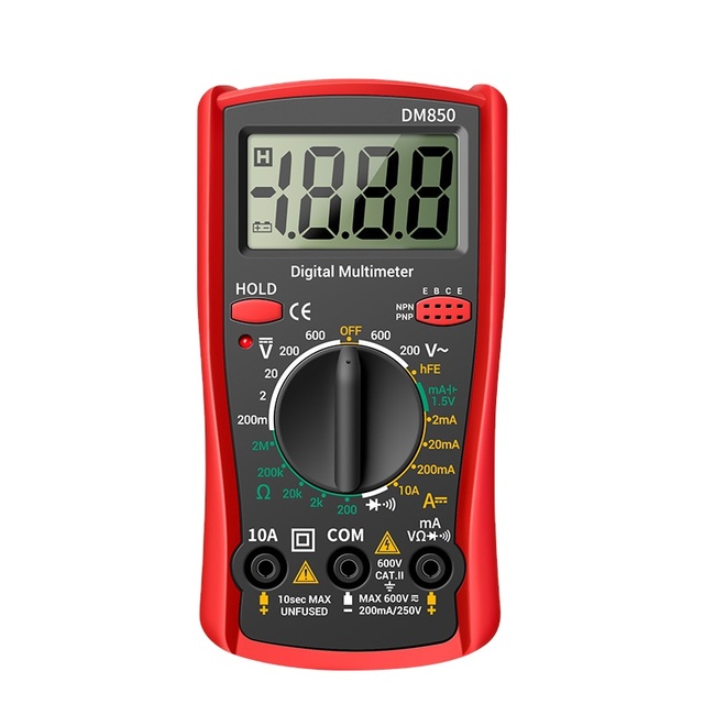 OEM Brand Digital Multimeter High-Precision Small Household Portable Voltage and Current Meter with 90 Days Warranty