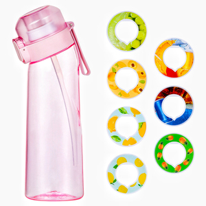 650ml <span class=keywords><strong>Starter</strong></span> up Set Bouteilles à boire Bouteille d'<span class=keywords><strong>eau</strong></span> de sport avec 7 dosettes de saveur de fruits parfumées Best Seller - Product Image 4