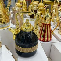 Cafetière Arabe en Gros Nouveau Design, Bouilloire en Acier Inoxydable Chauffable, Théière Personnalisée, Thermos Style Moyen-Orient, Pot Dallah