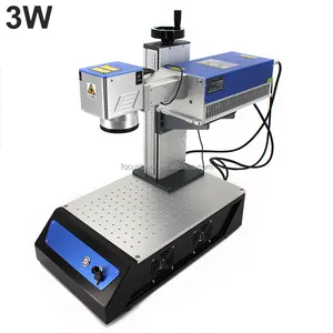 聚焦激光台式Galvo扫描仪对准系统一体机光学3w 5w光纤激光打标雕刻机