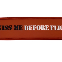 Porte-clés personnalisé pour pilote, porte-clés en tissu brodé double face pour le personnel de bord, cadeau pour l'équipage aérien