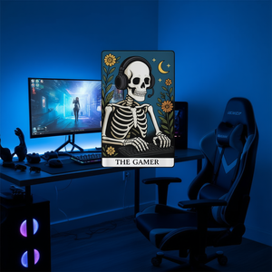 T-shirt The Gamer Tarot Card noir unisexe taille adulte M L XL XXL - Product Image 3