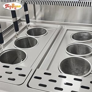<span class=keywords><strong>Station</strong></span> de cuisson de pâtes au gaz, comptoir de Table, cuisinière de pâtes au gaz, de nouilles, <span class=keywords><strong>Station</strong></span> commerciale avec 6 paniers - Product Image 5