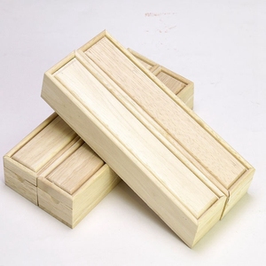 50g Oak Box Empty Packaging Box Lid Can Be Used As Incense Sticks To Burn Holder Wooden Burners Portable Incense Burner