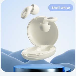 Vente en gros de nouveaux bouchons <span class=keywords><strong>d</strong></span>'oreilles professionnels en silicone pliables et réutilisables, réduction du bruit, anti-bruit, pour dormir, utilisation en dortoir - Product Image 3