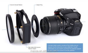 Kscima — équipement photographique numérique, accessoires de caméra numérique, CNC, alliage d'aluminium usagé de noir, 86mm, lentille de caméra, anneau filtrant pour ki - Product Image 6