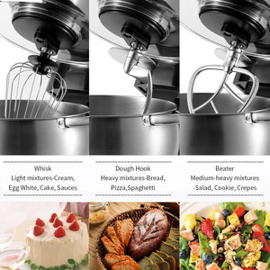 Marca Premium Sokany624Máquina amasadora de masa Mini batidora de alimentos Procesador de alimentos 13 litros - Product Image 4
