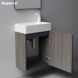 2020 האחרון מוצר למעלה איכות פשוט מצויד ארון אמבטיה ישירות מכירה מראה עץ מלא קיר תלוי מודרני מלון MDF פיזה - Product Image 6