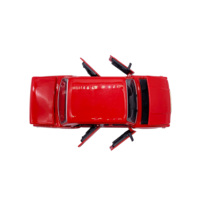 Coche de juguete a escala 1:24, vehículo de simulación alta, Lada 2107 2106