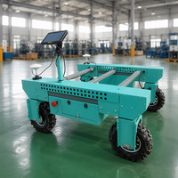 Kendaraan Pertanian Listrik Otonom, Sasis Robot Pertanian Khusus, Motor untuk Transportasi Lapangan, Penyemaian, Penyemprotan, Kontrol Kemudi Otomatis