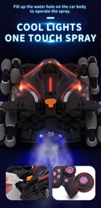 Auto de Carreras Acrobático a Control Remoto con Spray, Derrape, Giro de 360°, Sonido de Motor Simulado, Sistema de Iluminación, Control por Gestos y Control Remoto para Niños - Product Image 5