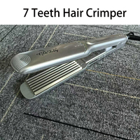 Fer à lisser professionnel en titane pour salon de coiffure, fer à onduler et à friser, vente en gros d'usine