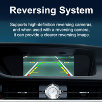 EWA 10.25-inci 4+64G Autoradio Carplay Android Layar Sentuh Stereo Mobil Radio Video untuk Lexus ES Seri Versi Rendah 2013-2017