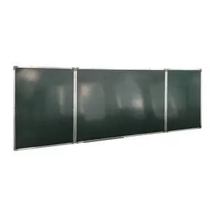 Classroom Teaching Wall Writing White Board Aluminum Frame Magnetic Folding Chalk Blackboards for Office