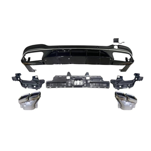Haute qualité 2020 + Glc Class C253 coupé <span class=keywords><strong>Amg</strong></span> <span class=keywords><strong>63s</strong></span> pare-chocs arrière tuyau d'échappement costume lame de diffuseur arrière pour <span class=keywords><strong>mercedes</strong></span>-benz - Product Image 5