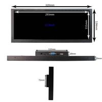 Toptan 12.3 inç 1920x720 Tft yeni Lcd ekran ahududu Pi dokunmatik ekran paneli monitör gerilmiş bar Lcd ekran ekran
