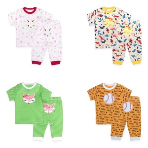 Ensemble de vêtements pour bébé nouveau-né, 2 pièces, manches courtes, vêtements de nuit - Product Image 5