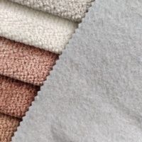Tissu chenille tissé 320 g/m² 100 % polyester doux et chaud, multicolore, largeur personnalisée, pour rideaux, textiles de maison et ameublement