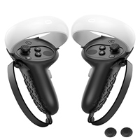 Poignée de manette en silicone pour contrôleurs tactiles Oculus Quest 2 VR - Protection antidérapante pour le pouce 115g