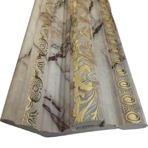 Moulage de <span class=keywords><strong>corniche</strong></span> en <span class=keywords><strong>polystyrène</strong></span> <span class=keywords><strong>extrudé</strong></span> de couleur marbre, nouveau design, fabriqué en Chine - Product Image 1