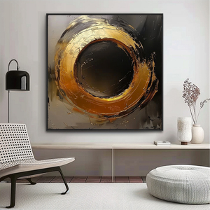 Handmade Tóm Tắt Kết Cấu Sơn Dầu Hot Bán Sẵn Sàng Treo Tường Nghệ Thuật Cho Nhà Khách Sạn Trang Trí Nội Thất Vải Hỗ Trợ Cơ Sở Vẫn Còn Cuộc Sống Đối Tượng - Product Image 3