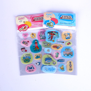 Autocollant transparent en BOPP, autocollant personnalisé adhésif double face en PET, autocollants de dessin animé transparents, impression <span class=keywords><strong>d</strong></span>'étiquettes adhésives personnalisées - Product Image 6