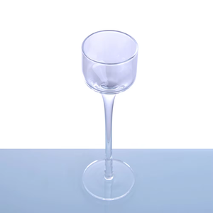 2025 Bougeoir à broche en verre décor à la maison avec longue tige chauffe-plat <span class=keywords><strong>mercure</strong></span> pour lanternes et bocaux - Product Image 4