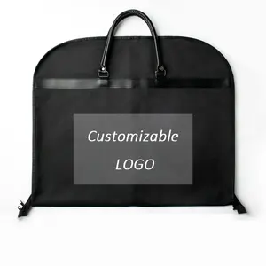 Fashion Personalized Custom Travel Dust Cover Foldable Dress Clothes Suit Protector Garment Bag