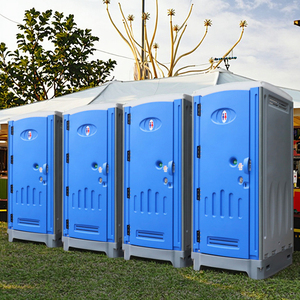 ห้องน้ำสาธารณะแบบพกพาทนทานห้องน้ำแบบตะวันตกวัสดุ HDPE ดีไซน์ยุโรปเป็นมิตรกับสิ่งแวดล้อมอาคารสำนักงานอพาร์ทเมนต์ - Product Image 3