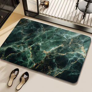 Alfombra absorbente para baño, rectangular, antideslizante, de secado rápido, para la entrada de la bañera y el inodoro - Product Image 3