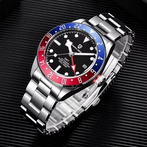 Montres mécaniques pour hommes PAGANI DESIGN PD-1706 BB58 GMT, marque haut de gamme, automatiques, saphir, étanches 200 m, montre de sport pour hommes - Product Image 2