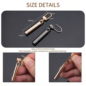 Tirazip in Metallo Rimovibile Senza Attrezzi, Cilindrico, Sostitutivo per Giacche, Bagagli e Zaini - Product Image 4