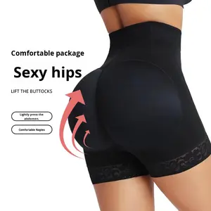 ชุดกระชับสัดส่วนยกก้นสำหรับผู้หญิงกางเกงควบคุมหน้าท้องมีซิปดีไซน์บุนวมป้องกันแบคทีเรีย - Product Image 2