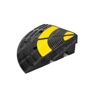 थोक भारी वाहन सड़क पोर्टेबल कस्टम फिट यातायात रबर कार फुटपाथ रैंप - Product Image 5