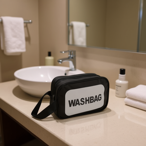 Single Handle 20x7x12cm Waterproof Travel <b>Toiletry</b> Bag - Product Image 3