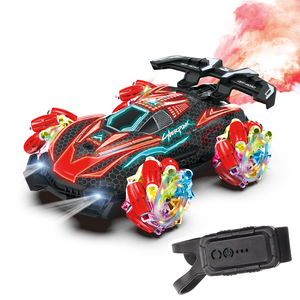 Cool Drift RC Car <span class=keywords><strong>con</strong></span> luces Led Música 2,4G <span class=keywords><strong>Guante</strong></span> Gesto Radio Control remoto Spray Stunt Car 4WD Juguetes eléctricos - Product Image 2