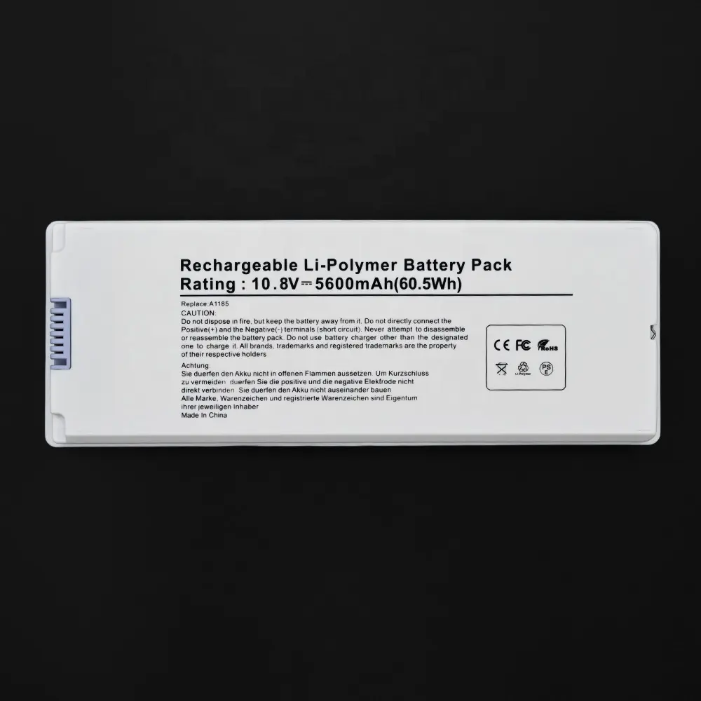 Batterie A1185 d'approvisionnement d'usine pour Apple MacBook 13 pouces noir A1181 batterie d'ordinateur portable 2006 2007 2008 2009 année