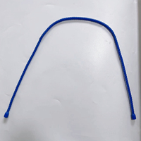 LMG 24in (610mm) Attaches torsadées en caoutchouc de silicone réutilisables Attache de câble pliable tout usage pour câbles électriques industriels