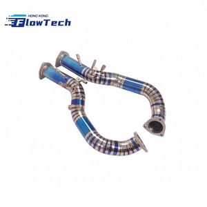 Collecteur d'échappement léger en titane Motorsport OPF pour Porsche 982 GT4 RS 4.0L – Tuyau avant de course - Product Image 3