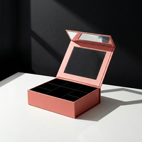 Boîtes de bonbons au chocolat de luxe, emballages de biscuits aux noix, boîtes à bonbons avec séparateurs, couvercle à fermeture magnétique, boîte cadeau avec fenêtre transparente