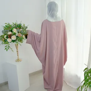 Robe Arabe Et Dubai White Tissu Turkey Hijab Dress Jilbab Islamic Clothing Takchita Moroccan Caftans Marocain 2023