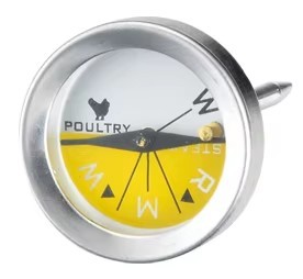 Thermomètre à cadran rond miniature pour viande (<span class=keywords><strong>agneau</strong></span>, porc, bœuf, poulet) – Étanche, sans électricité, en acier inoxydable – NOUVEAUTÉ 2025 – VENTE CHAUDE - Product Image 5