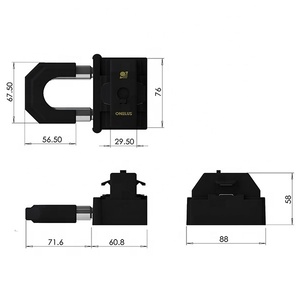 Cerradura de Seguridad para Automóvil ONELUS de Acero de Alta Calidad, Modelo 8 Impermeable y Económico para Puerta de Vehículo con 3 Llaves Desbloqueadas - Product Image 4