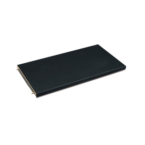 Plateau en MDF Fami pour armoire de la série Flexa, recouvert de caoutchouc noir, 1024X600X31,5 mm, NERO RAL9005 - Product Image 1