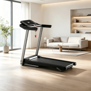 <span class=keywords><strong>Tapis</strong></span> roulant pliable avec moteur sans balais <span class=keywords><strong>de</strong></span> 0,85 CV, vitesse <span class=keywords><strong>de</strong></span> 12 km/h, capacité <span class=keywords><strong>de</strong></span> charge <span class=keywords><strong>de</strong></span> 120 kg, 12 programmes pour la remise en forme à domicile - Product Image 1